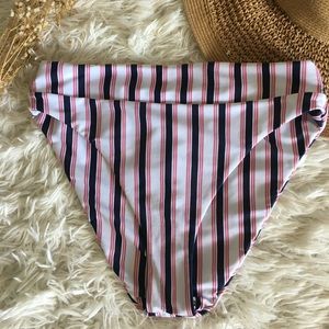 NWT Tori Praver High-Waisted Bikini Bottom